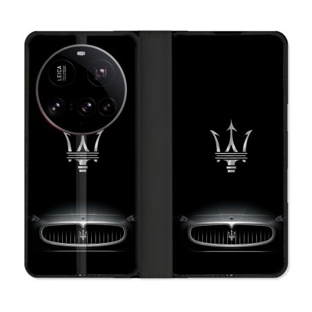 Housse cuir portefeuille Pour Xiaomi 15 Ultra Maserati