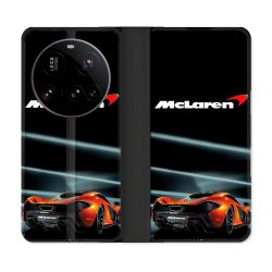 Housse cuir portefeuille Pour Xiaomi 15 Ultra Mc Laren