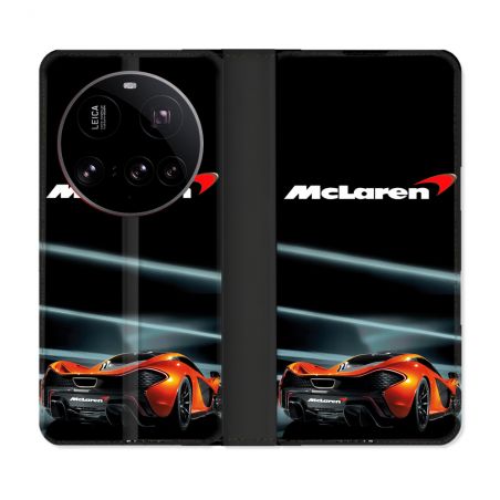Housse cuir portefeuille Pour Xiaomi 15 Ultra Mc Laren