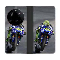 Housse cuir portefeuille Pour Xiaomi 15 Ultra Moto Course GP Wheeling 46