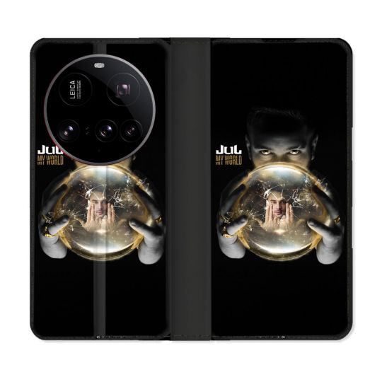 Housse cuir portefeuille Pour Xiaomi 15 Ultra Musique Jul Affiche