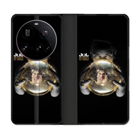 Housse cuir portefeuille Pour Xiaomi 15 Ultra Musique Jul Affiche