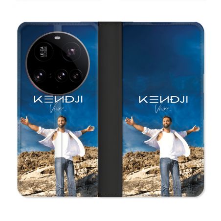 Housse cuir portefeuille Pour Xiaomi 15 Ultra Musique Kendji