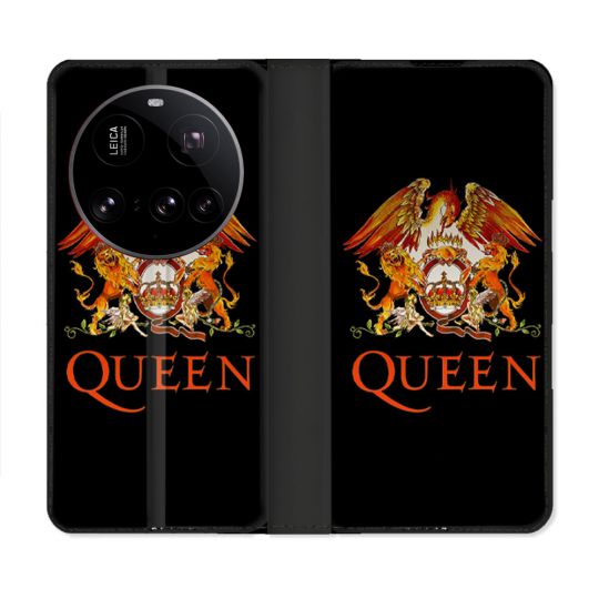 Housse cuir portefeuille Pour Xiaomi 15 Ultra Musique Rock Queen