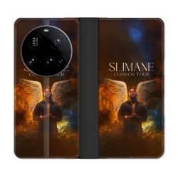 Housse cuir portefeuille Pour Xiaomi 15 Ultra Musique Slimane Ange