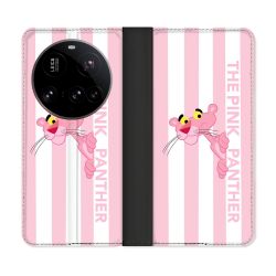 Housse cuir portefeuille Pour Xiaomi 15 Ultra Panthere Rose