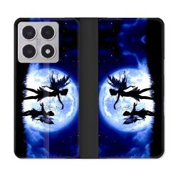 Housse cuir portefeuille Pour Xiaomi 15T Fantastique Fee Lune