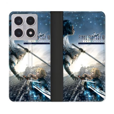 Housse cuir portefeuille Pour Xiaomi 15T Final Fantaisy