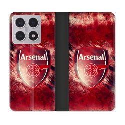 Housse cuir portefeuille Pour Xiaomi 15T Foot Arsenal