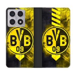 Housse cuir portefeuille Pour Xiaomi 15T Foot Dortmund