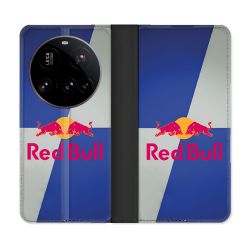 Housse cuir portefeuille Pour Xiaomi 15 Ultra Red Bull Classique