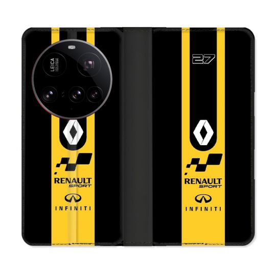Housse cuir portefeuille Pour Xiaomi 15 Ultra Renault