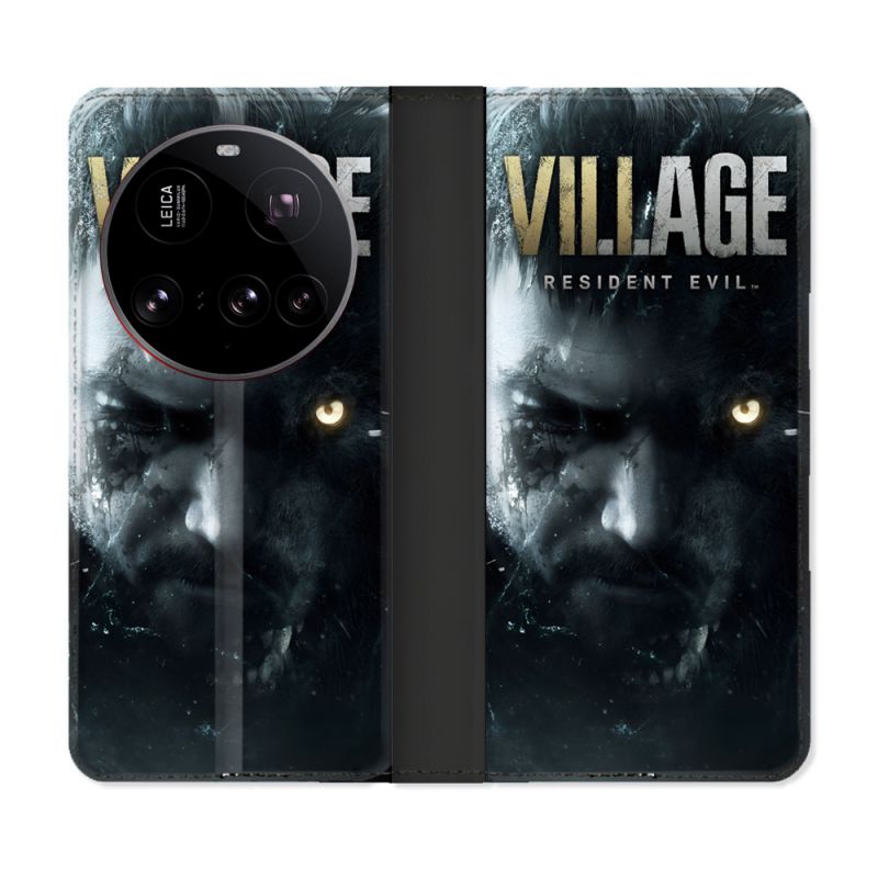 Housse cuir portefeuille Pour Xiaomi 15 Ultra Resident Evil