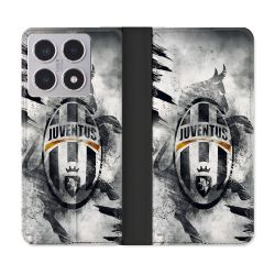 Housse cuir portefeuille Pour Xiaomi 15T Foot Juventus Turin