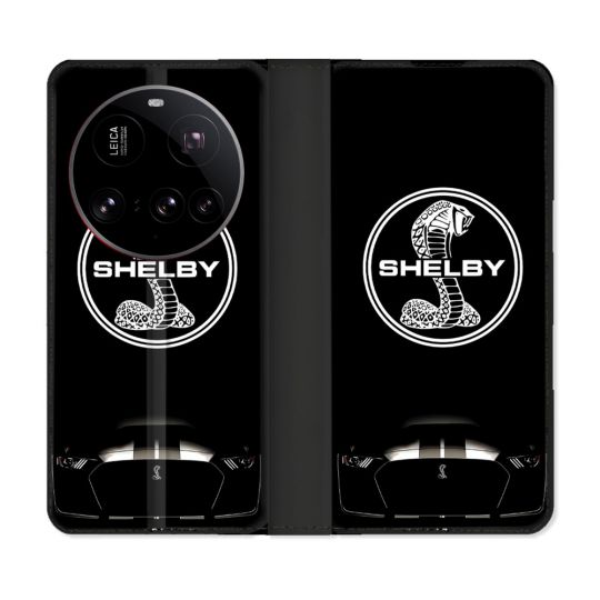 Housse cuir portefeuille Pour Xiaomi 15 Ultra Shelby