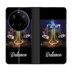 Housse cuir portefeuille Pour Xiaomi 15 Ultra Signe Zodiaque 2 Balance