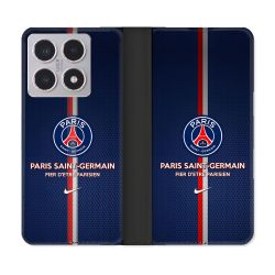 Housse cuir portefeuille Pour Xiaomi 15T Foot PSG Fier