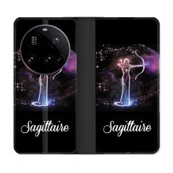 Housse cuir portefeuille Pour Xiaomi 15 Ultra Signe Zodiaque 2 Sagittaire