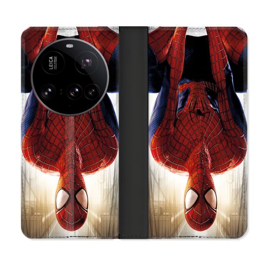 Housse cuir portefeuille Pour Xiaomi 15 Ultra Spiderman Invers