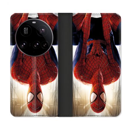 Housse cuir portefeuille Pour Xiaomi 15 Ultra Spiderman Invers