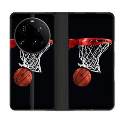 Housse cuir portefeuille Pour Xiaomi 15 Ultra Sport Basket Panier