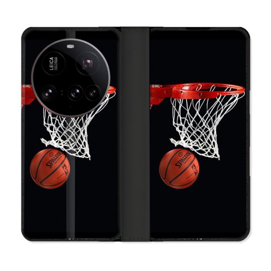 Housse cuir portefeuille Pour Xiaomi 15 Ultra Sport Basket Panier