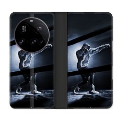 Housse cuir portefeuille Pour Xiaomi 15 Ultra Sport Boxe Poing