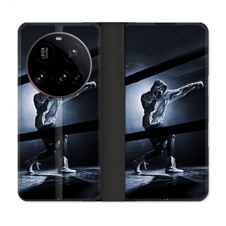 Housse cuir portefeuille Pour Xiaomi 15 Ultra Sport Boxe Poing