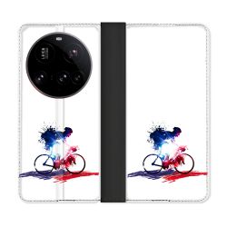 Housse cuir portefeuille Pour Xiaomi 15 Ultra Sport Cyclisme France