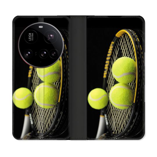 Housse cuir portefeuille Pour Xiaomi 15 Ultra Sport Tennis Balls