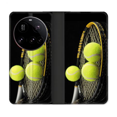Housse cuir portefeuille Pour Xiaomi 15 Ultra Sport Tennis Balls