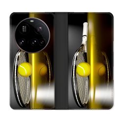 Housse cuir portefeuille Pour Xiaomi 15 Ultra Sport Tennis Reflet