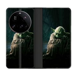 Housse cuir portefeuille Pour Xiaomi 15 Ultra Star Wars - Yoda sombre