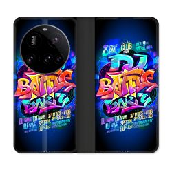 Housse cuir portefeuille Pour Xiaomi 15 Ultra Street Art Rap