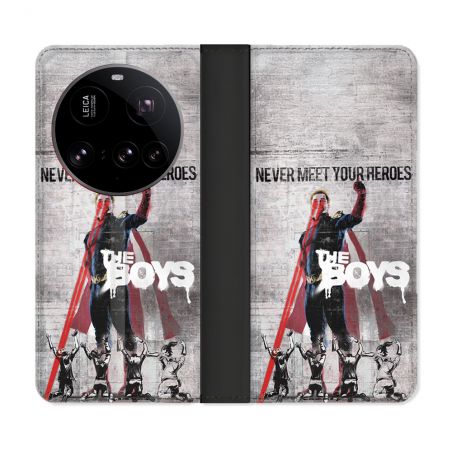 Housse cuir portefeuille Pour Xiaomi 15 Ultra The Boys Affiche