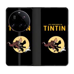 Housse cuir portefeuille Pour Xiaomi 15 Ultra Tintin Classique
