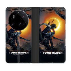 Housse cuir portefeuille Pour Xiaomi 15 Ultra Tomb Raider