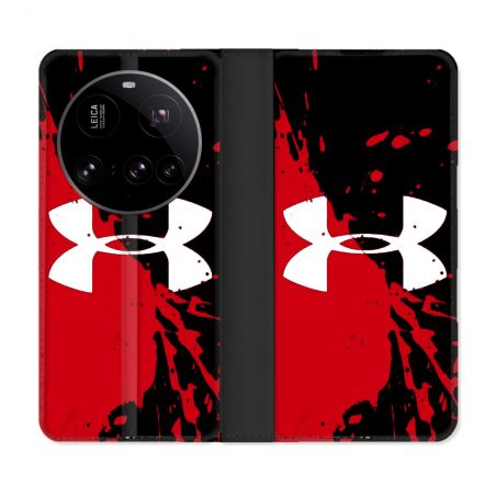 Housse cuir portefeuille Pour Xiaomi 15 Ultra Under Armour