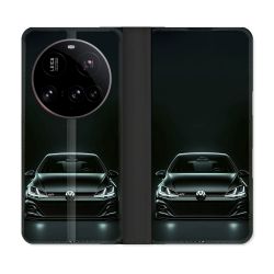 Housse cuir portefeuille Pour Xiaomi 15 Ultra Volkwagen Golf GTI