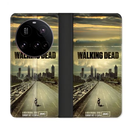 Housse cuir portefeuille Pour Xiaomi 15 Ultra Walking Dead
