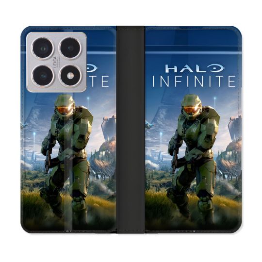 Housse cuir portefeuille Pour Xiaomi 15T Halo