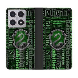 Housse cuir portefeuille Pour Xiaomi 15T Harry Potter Serpentar