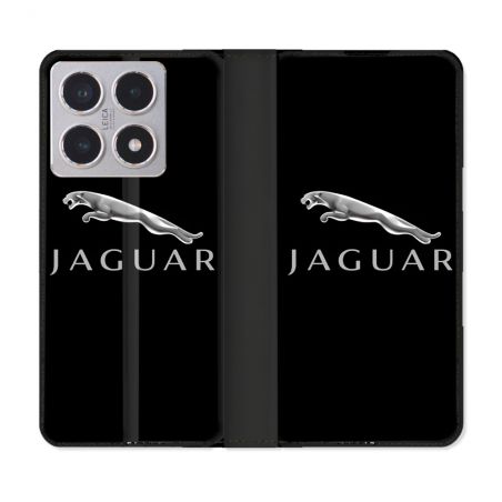 Housse cuir portefeuille Pour Xiaomi 15T Jaguar