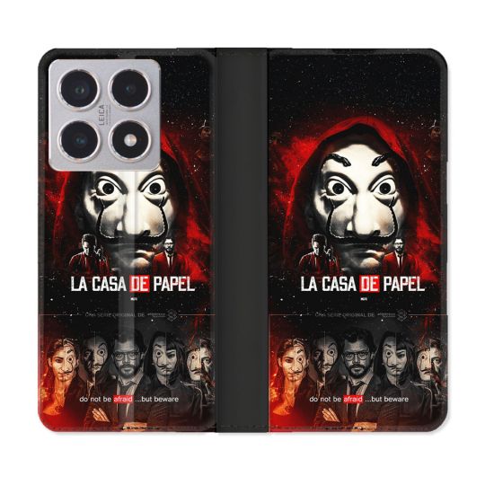 Housse cuir portefeuille Pour Xiaomi 15T La Casa De Papel