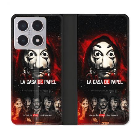 Housse cuir portefeuille Pour Xiaomi 15T La Casa De Papel