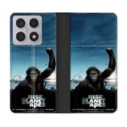 Housse cuir portefeuille Pour Xiaomi 15T La Planete Des Singes