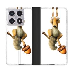 Housse cuir portefeuille Pour Xiaomi 15T L'âge de Glace Scratch Suspendu