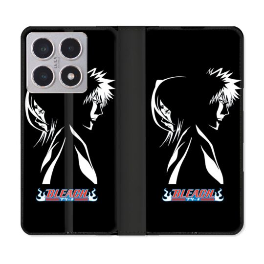 Housse cuir portefeuille Pour Xiaomi 15T Manga Bleach Duo