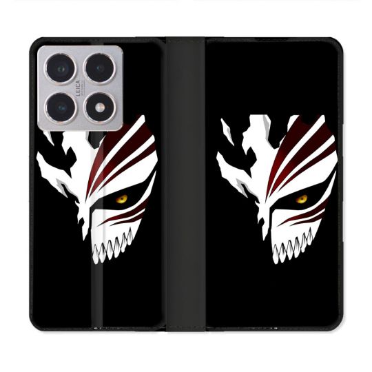 Housse cuir portefeuille Pour Xiaomi 15T Manga Bleach Masque
