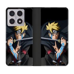 Housse cuir portefeuille Pour Xiaomi 15T Manga Boruto Tatouage
